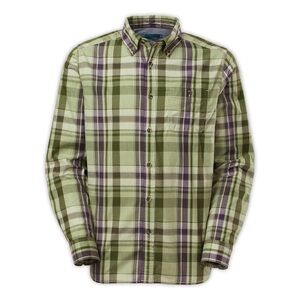 THE NORTH FACE Men’s Long Sleeve Buttonwood Shirt in Sage Heather/Vaporous Grey